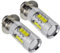 Ruiandsion 2pcs H6M LED moto phare ampoule 12-24V extrêmement lumineux blanc 6000K P15D moto phare Hi/Lo Faisceau