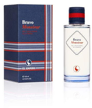 El Ganso Bravo Monsieur, Eau de Toilette für Männer, holzig-aromatischer Duft, 125 ml Zerstäuber