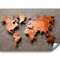 murando Fototapete selbstklebend Weltkarte 294x210cm Foto Tapete Tapetenfolie Möbelfolie Wandverkleidung Wandtapete Motivtapeten Bildtapete Wohnzimmer Schlafzimmer 3d Effekt Landkarte Kontinente