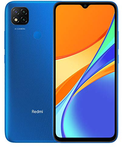 Xiaomi Redmi 9C Smartphone 2GB RAM 32GB ROM Téléphone Intelligente,MTK G25 Octa Core Processeur 6,53 DotDrop Écran,Dual SIM Micro-SD,13MP Triple caméra AI Face Unlock Global Versión(Bleu)