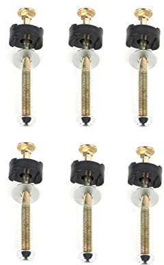 BEITESI Lot de 6 Accessoires de Trampoline vis pour Fixer Le Trampoline Convient pour Les Grands Trampolines et Les Petits Trampolines(Long screw-6pack-6mm)