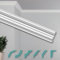HEXIMO Corniches de Plafond Modernes en Polystyrène XPS Blanc, 2 Mètres Moulures en Polystyrène Moulures Décoratives Angles (30 mètres ZG28)