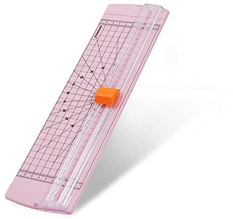 Rayson - Taglierina di carta da 30,5 cm, colore rosa chiaro, a ghigliottina A4 per tagliandi, carta artigianale o album di ritagli, 30,5 cm