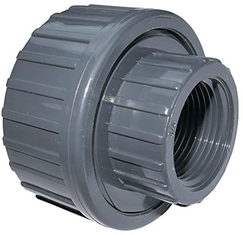 AERZETIX - C52023 - Racor unión mixto con junta tórica - para encolar Ø25mm - para atornillar 3/4 - hembra/hembra - en plástico - PN16 - para tubos de suministro de agua, riego, fluidos diversos