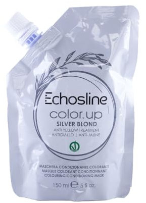 Echosline | Color Up Silver Blond - Haarfarbe Maske Anti-Gelb - 150 ml