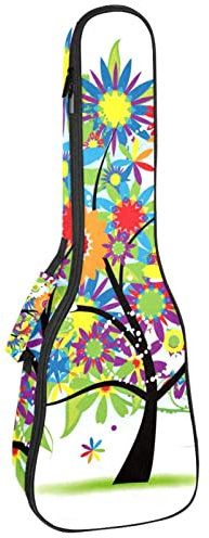 Ukulele Koffer Kiwi Erdbeere Ukulele Tasche 23 Zoll 10Mm Gepolsterte Für Sopran Tenor Konzert Ukulelen