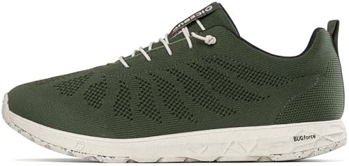 Icebug ELI RB9X, Sneaker aus recycelten Materialien, Olive EU 41,5 Unisex