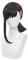Chainsaw Man Higashiyama Kobeni Black Cosplay Wig Heat Resistant Fiber Hair with Hairpins + Wig Cap Halloween Party Role Play