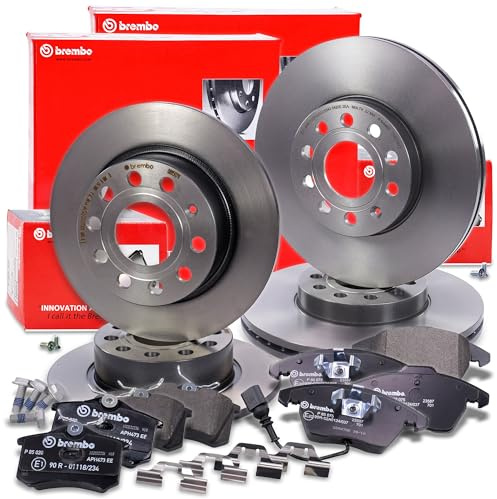 BREMBO Coated Disc Line Bremsenset inkl. Bremsscheiben Vorne Ø 288 mm | Kompatibel mit: AUDI A3, A3 Cabriolet, A3 Sportback, SEAT ALTEA, ALTEA XL, LEON, TOLEDO III, SKODA OCTAVIA II