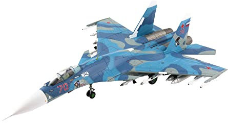 FMOCHANGMDP Flugzeug Legierung Modelle, 1/72 Skala Su-33 Fighter Flanker D Bort 70 Generalmajor Timur Apakidze Modelle, 11.6 X 8Zoll