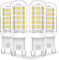 Aegislogic G9 LED Lampadina dimmerabile 5W Equivalente 40W G9 lampada alogena, bianco freddo 6000K 450LM G9 lampadina, senza sfarfallio, AC 220-240V,4 unità