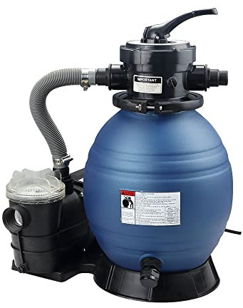 Blu Line 12 Top Mount Above-Ground Swimming Pool and Spa Sand Filter and .35 HP Pump set