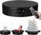 Btstil 3 in 1 Drehteller Elektrisch, 360 Grad Elektrisch Drehbar Display Ständer mit Fernbedienung für Fotografie, Produktanzeige, Schmuck, Uhr, 3D-Modelle, Sammlerstücke (Schwarz)