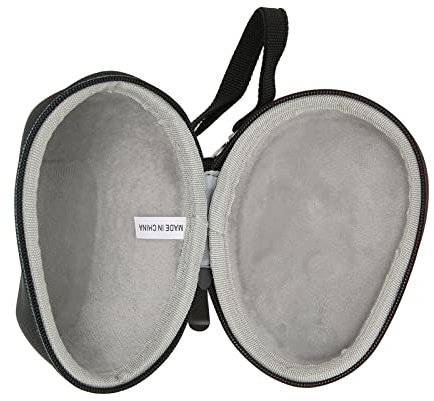 KIMISS for Logitech Mouse Case for Logitech Lift Vertical Ergonomic Nylon, Eva Mouse Case Portable Travel Black Inner Gray Hard Eva Shell Gaming Mouse Case for Logitech Lift Vertical