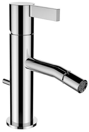 LAUFEN Kartell Einhebel-Bidetmischer, ohne Ablaufventil, mit Zugstange, Ausladung 110mm, 0, H3413310041031, Farbe: Chrom