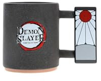Paladone Taza Demon Slayer con Mango de Arete - Taza Cerámica Oficial con Arete de Tanjiro, 400ml