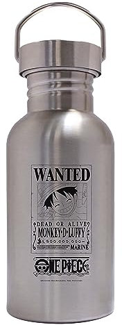 ABYSTYLE - Botella de metal Wanted Luffy 500 ml