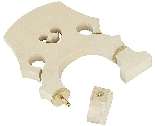 FUNOMOCYA Geigenstegwerkzeug Ersatzbrücke Für Violine Geigensteg 1/2 Größe Vorgeschnitten Geigenbrücke Zubehör Für Violinbrücken Geigenteile Ersatzteile Für Geige Ahorn Kontrabass Teilt