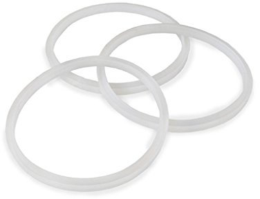 VERTES Kit de 3 joints d'étanchéité en silicone, pièce de rechange pour embossoirs à saucisses VERTES 10, 12 et 15 litres, joint d'embossage entre le piston et le cylindre, haute qualité, 3 pièces