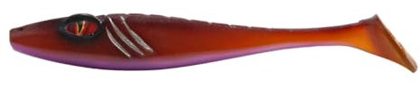 BIGBAIT - Angelköder - Gummifisch - Kunstköder - Hechtköder - Raptor Purple Belly