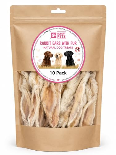 Premium Rabbit Ears, Dog Treat, 10 Pack