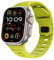 RYLIXAR Correa de Silicona Compatible con Apple Watch Ultra/Series 10/9/8/7/6/5/4/3/2/1/SE, 38-49mm, Deportiva (verde fluorescente, 42mm/44mm/45mm/49mm/46mm(series10)