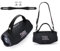 Hzycwgone Tragriemen für JBL Xtreme 4/Xtreme 3/Xtreme 2 Musikbox Tragbare Bluetooth Lautsprecher,für JBL Xtreme 4/3/2 Silikon Abnehmbarer Lautsprechergriff Zubehör(Schwarz)