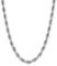 Stainless Steel Chain for Boys, 6mm Twist Rope Chain Necklace Thin Mens Chains 18inches