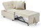 EROMMY Schlafsessel mit bettfunktion,3-in-1 Schlafsofa ausziehbar Klappsofa,verstellbares einarmiges Klappsofa für kleine Räume (beige)