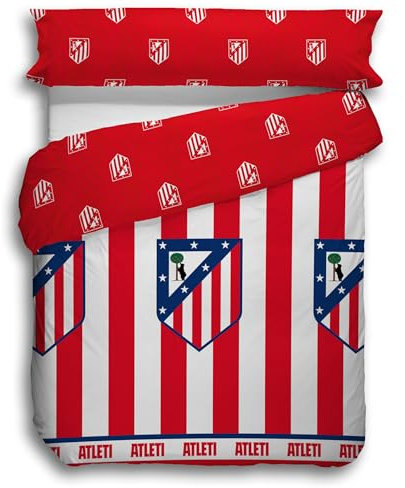 ASDITEX Funda nórdica Atlético de Madrid Producto Oficial para (Cama 90)