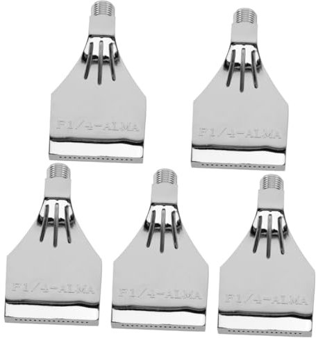 Happyyami 5pcs Jet Wash Car Extension Nozzle Air Blower Nozzle Multi Precision Aluminum Alloy Material Easy Installation