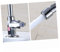 WOONEKY Vertikaler Küchenarmatur Aus Zinklegierung Einzel Wasserhahn Für Gemüsebecken Und Spüle Hochdruck Mischbatterie Mit Elegantem Design Ideal Für Moderne Küchen