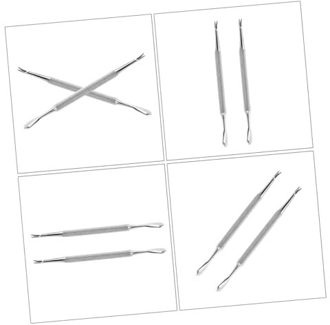 LALADEFIEE 2stücke Nagelhautentferner Präziser Cuticle Pusher Trimmer Für Pediküre Und Nagelpflege Langlebig Und Scharf Für Professionelle Und Private Nutzung