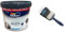 Garden Store Direct - Dulux Matt Paint 7 Litre - Pure Matt Brilliant White Special Value Pack - For Walls & Cielings - 7 Litre Paint PLUS Application Brush (7 Litre - PLUS 3'' Brush)