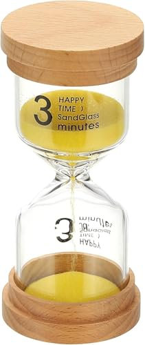 Sanduhr Zeitmesser Sanduhren 3/5/10/15/30 Minuten Timer für Kinder Glas Timer für Schule Kita Klassenzimmer Spiele Zuhause Küche Büro Tea Time Kinder zähneputzen