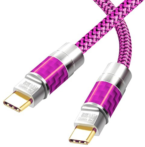 USB C to C Cable 30FT, 4K60HZ GEN2x2(Data usb2.0),USB TYPE C Video Output From USB3.2/ USB4.0 (NOT 100% Fast Charging) & Sync for Xreal MacBook Pro iPad Pro iPhone 15 Pro Galaxy S22 Portable Monitor
