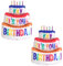 Catelves Folienballon Geburtstag, Luftballons Geburtstag, 2 Stück Happy Birthday Ballon, XXL Geburtstagsballon 63x102cm, Happy Birthday Luftballon, Geburtstagsdeko Luftballons für Kinder Erwachsene