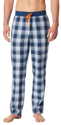 Schiesser Herren Schlafhose Lang Web - Mix + Relax - Organic Cotton Pyjamaunterteil (1er Pack)