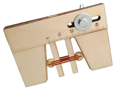 KONTONTY Wooden Mooring Tool Lightweight Mini Design with Scale Display for Model Ship Kits for Sailing Boat Rigging and Tent Fixing