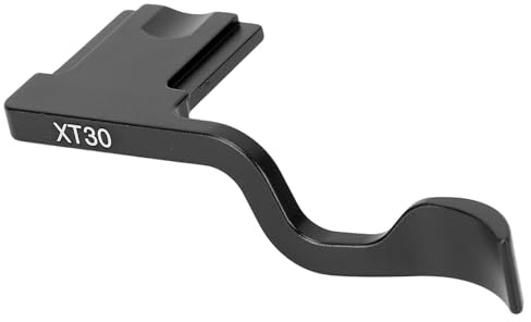 ZDETGU Kamera-Daumengriff aus Aluminiumlegierung, Blitzschuhgriff für Fuji X-T2, X-T3, T10, T20, T30, Ergonomische Daumenauflage für Sicheren Halt, Schützender Metallgriff Erhöht den Komfort