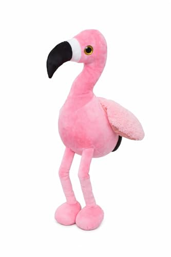 Peluche Flamant Rose 35 cm - Peluche Douce Décorative - Poupée Animal Flamant Rose - Cadeau Original et Décoration Chambre