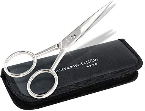 PREMIUM Friseurschere aus Solingen Haarschere Super Scharf rostfreier Qualitätsstahl 5 Zoll mit edlem Aufbewahrungs-Etui