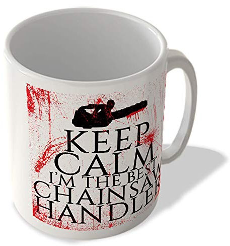 McMug - Keep Calm I'm The Best Chainsaw Handler - Mug, Ceramic, 11fl.oz.