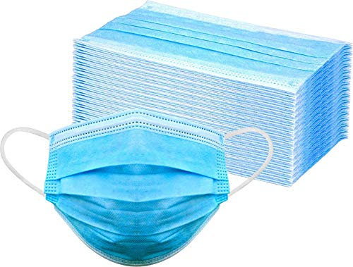 VABIONO Gesichtsmasken 3-lagig Staubschutz Mundschutz-Maske - 50 Stück