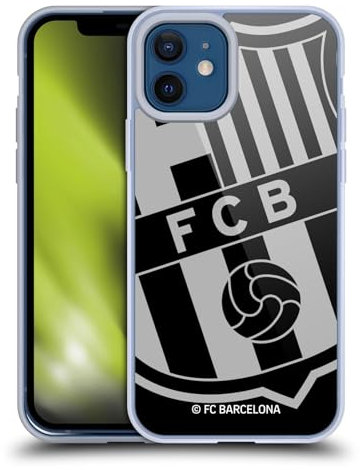 Head Case Designs Offizielle FC Barcelona Zu Gross Wappen Gelhülle [Militärischer Schutzgrad] Kompatibel Mit Apple iPhone 12 / iPhone 12 Pro Und Kompatibel Mit MagSafe