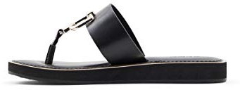 ALDO Damen Tatyx Flache Sandale, Schwarz, 35 EU