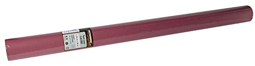 PRONAPPE - Réf. R802022I - Nappe jetable en papier gaufré - Rouleau de 20 M de long et 1,18 M de large - Gaufrage unique, esthétique et profond - Fabriqué en France - Couleur bordeaux
