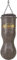 Bad Company Vintage Jab & Hook Boxsack als Erdnuss-Form inkl. Heavy Duty Vierpunkt-Stahlkette und Metallring I Kunstleder Punching Bag ungefüllt 100 x 35 cm