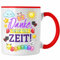 Trendation - Danke Für Die Tolle Zeit Tasse Abschied Abschiedsgeschenk Kindergarten Danke Dankeschön Erzieherin Kindergärtnerin (Rot)