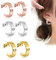 3 Paar Arakupressur Magnetherapie Detoxi Ohrringe, Akupressur-Schlankheits-Ohrringe, Piercing-Lymph-Drainage-Ohrringe, magnetische Lymphdrainage-Ohrringe